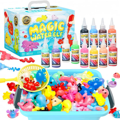 Magic Water Elf Toy Magic Water Gel Beads Kit DIY Handmade Water Painting Craft Set