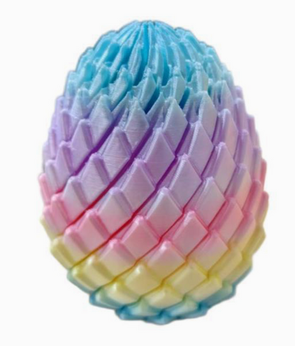 3D Printed Dragon Egg Fidget Stress Relief Easter Gift