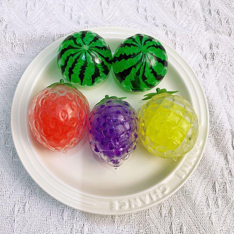Stress Relief Balls, Fruit Fidget Toy for Kids & Adults, Non-Toxic Slow Rising Squishy Sensory Toys, ADHD Anxiety Autism Relief Squeeze Balls for Office Classroom Prizes Party Favors