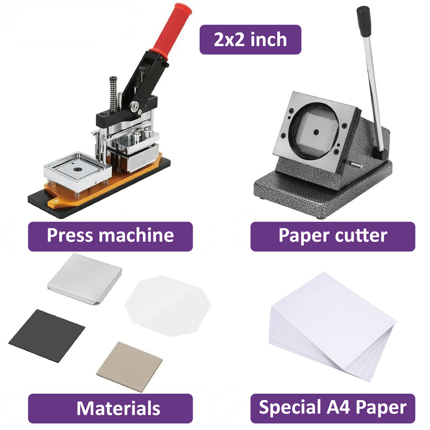 Fridge Magnet Making Machine (2x2 in)